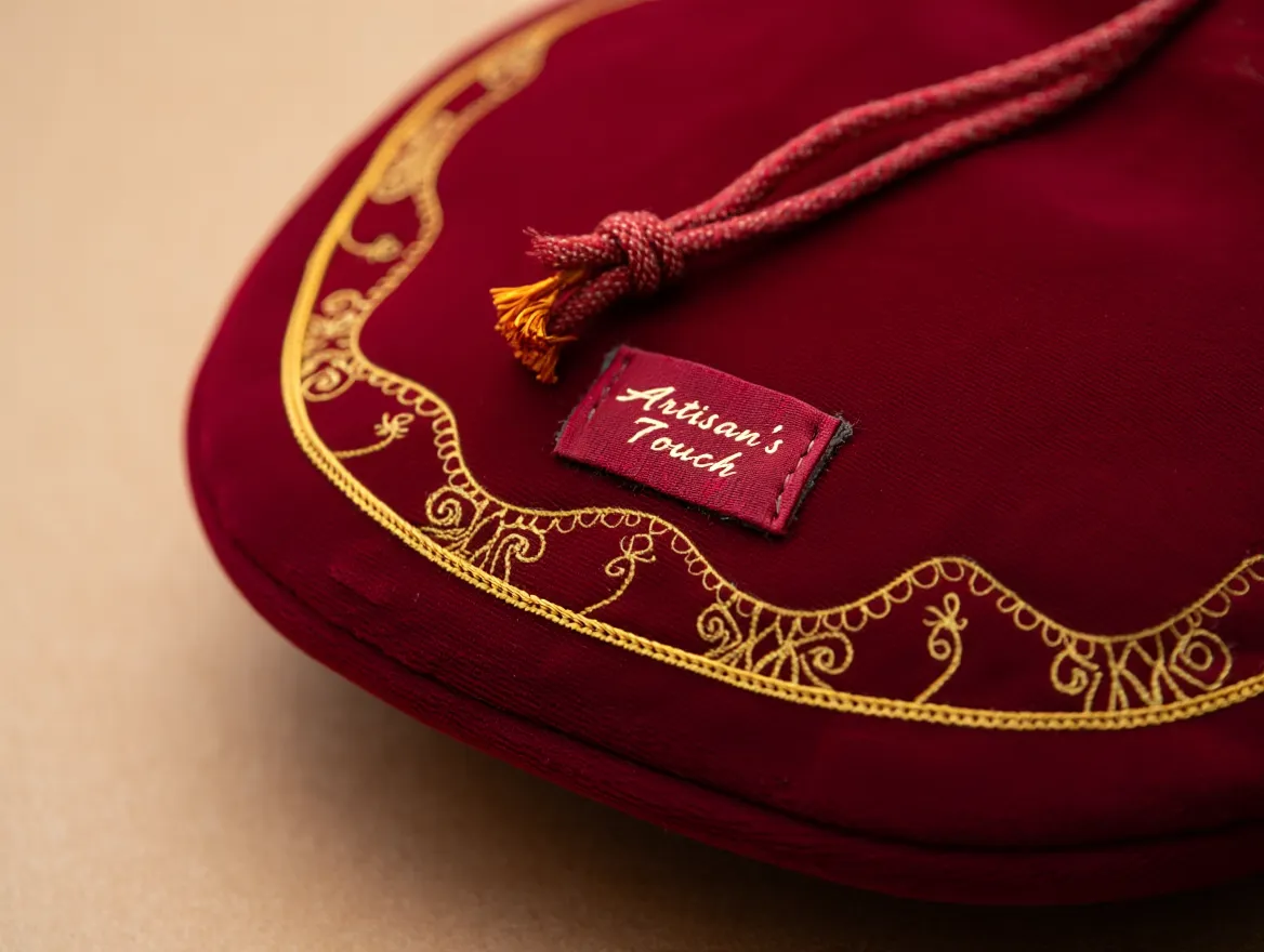 Fabric Pouch artisan crafted accessory