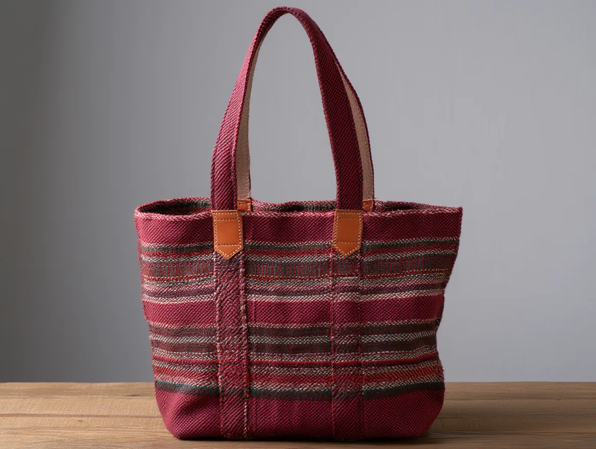Custom Tote Bag handcrafted fabric accessory